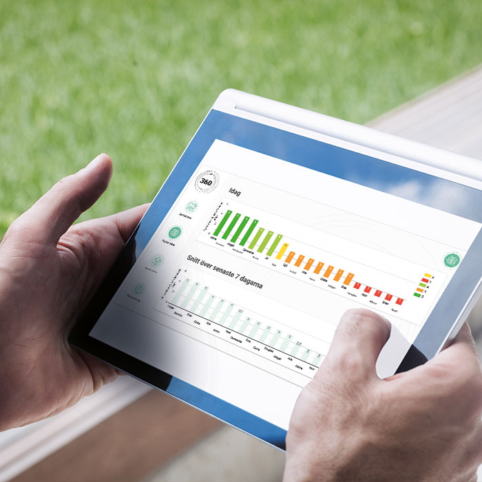 Läs av belastningvärdena (sRPE)